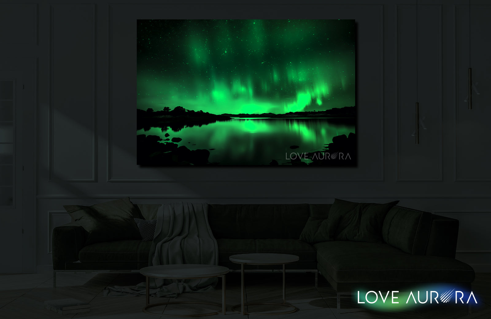LoveMyAurora®  Glow in the dark painting (Dreamland)