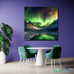 LoveMyAurora®  Glow in the dark painting  (Dance of the Aurora)