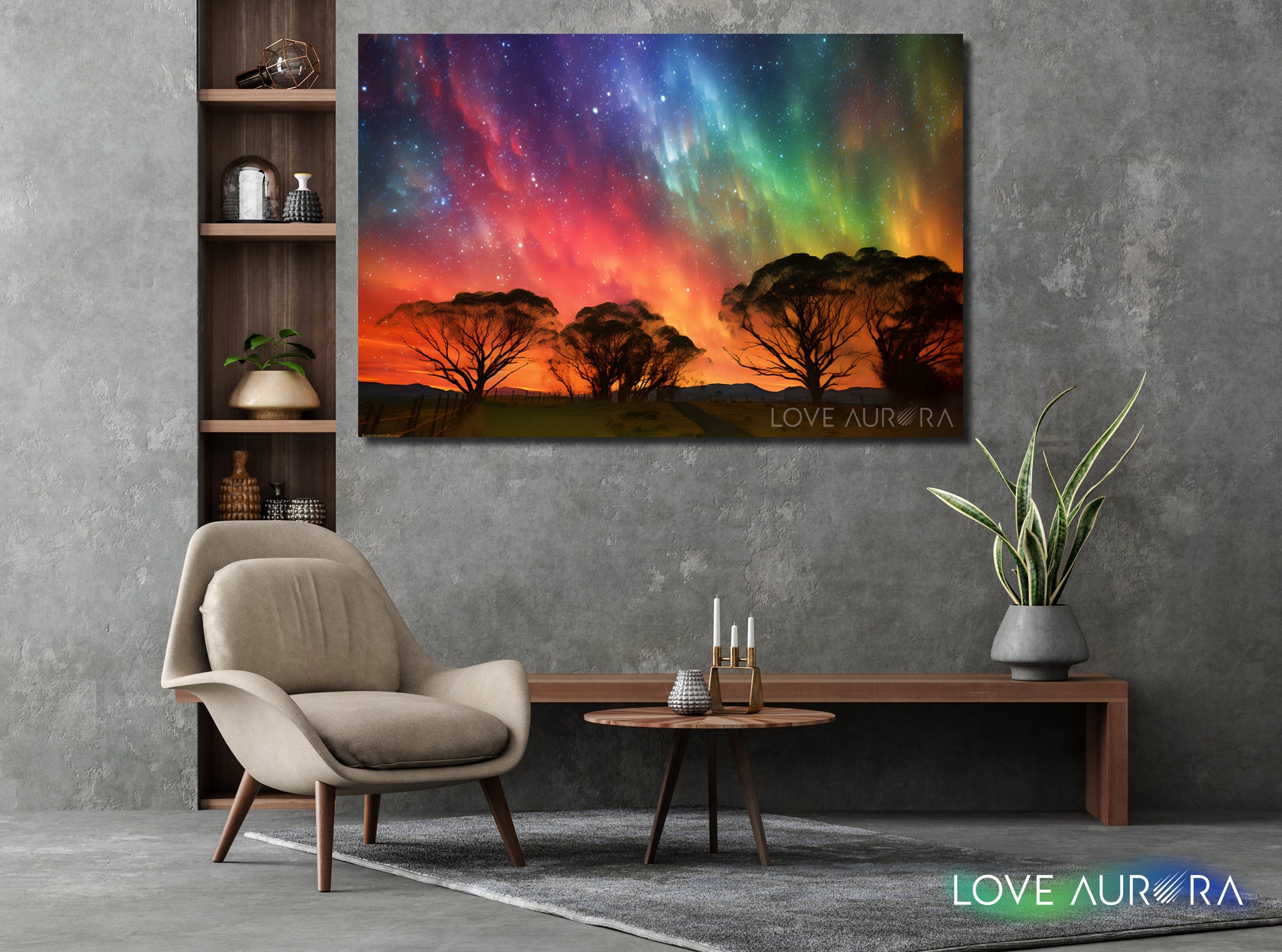 LoveMyAurora®  Glow in the dark painting (Echo of Tranquility 02)