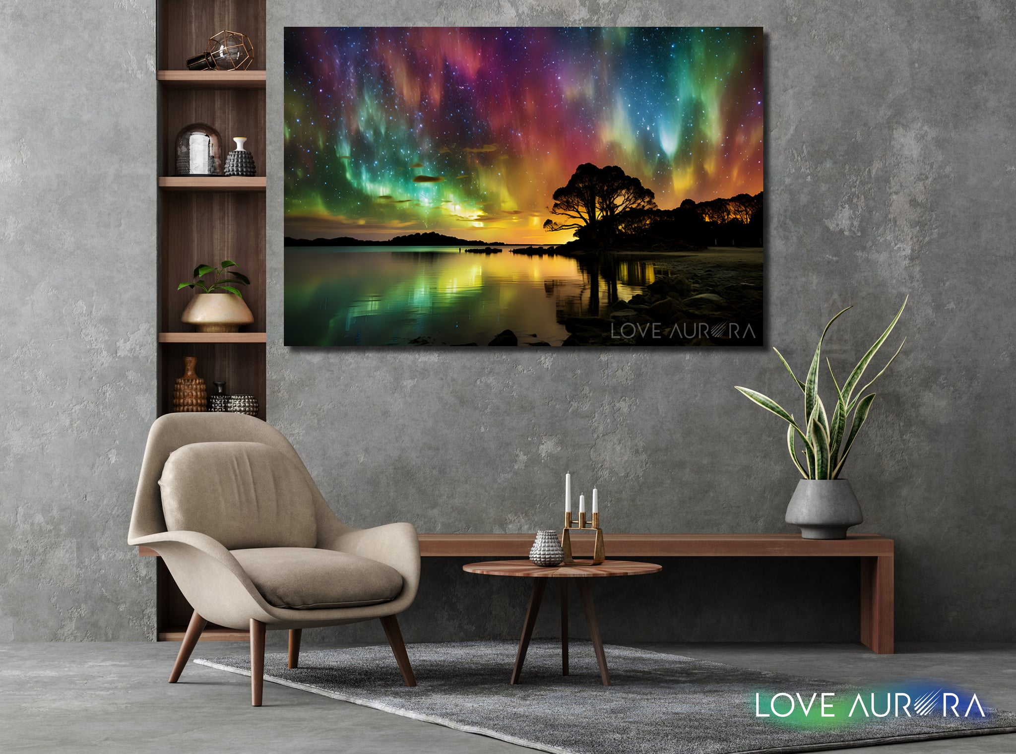 LoveMyAurora®  Glow in the dark painting (Melody of Colors)