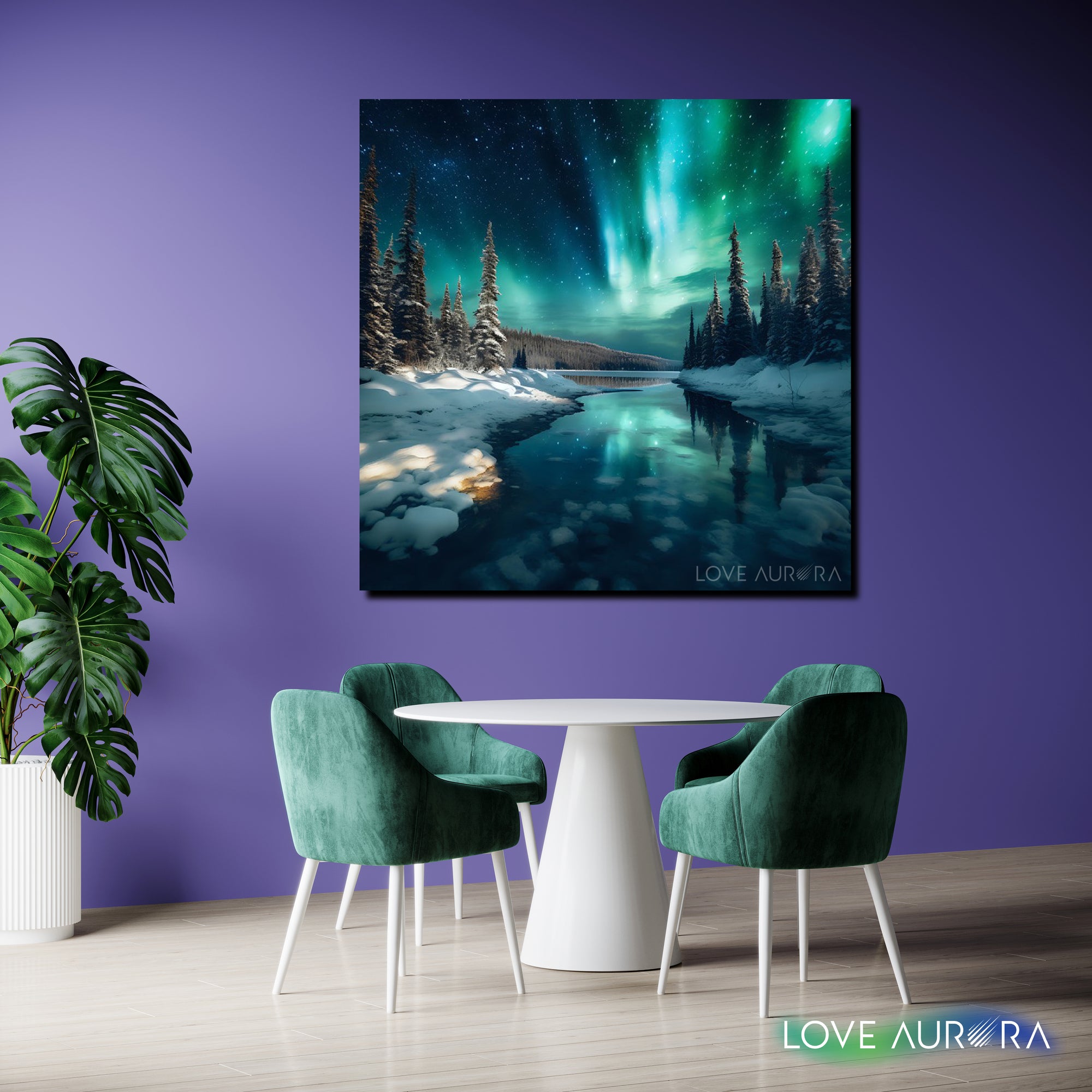 LoveMyAurora®  Glow in the dark painting (Secrets of the Forest 01 )
