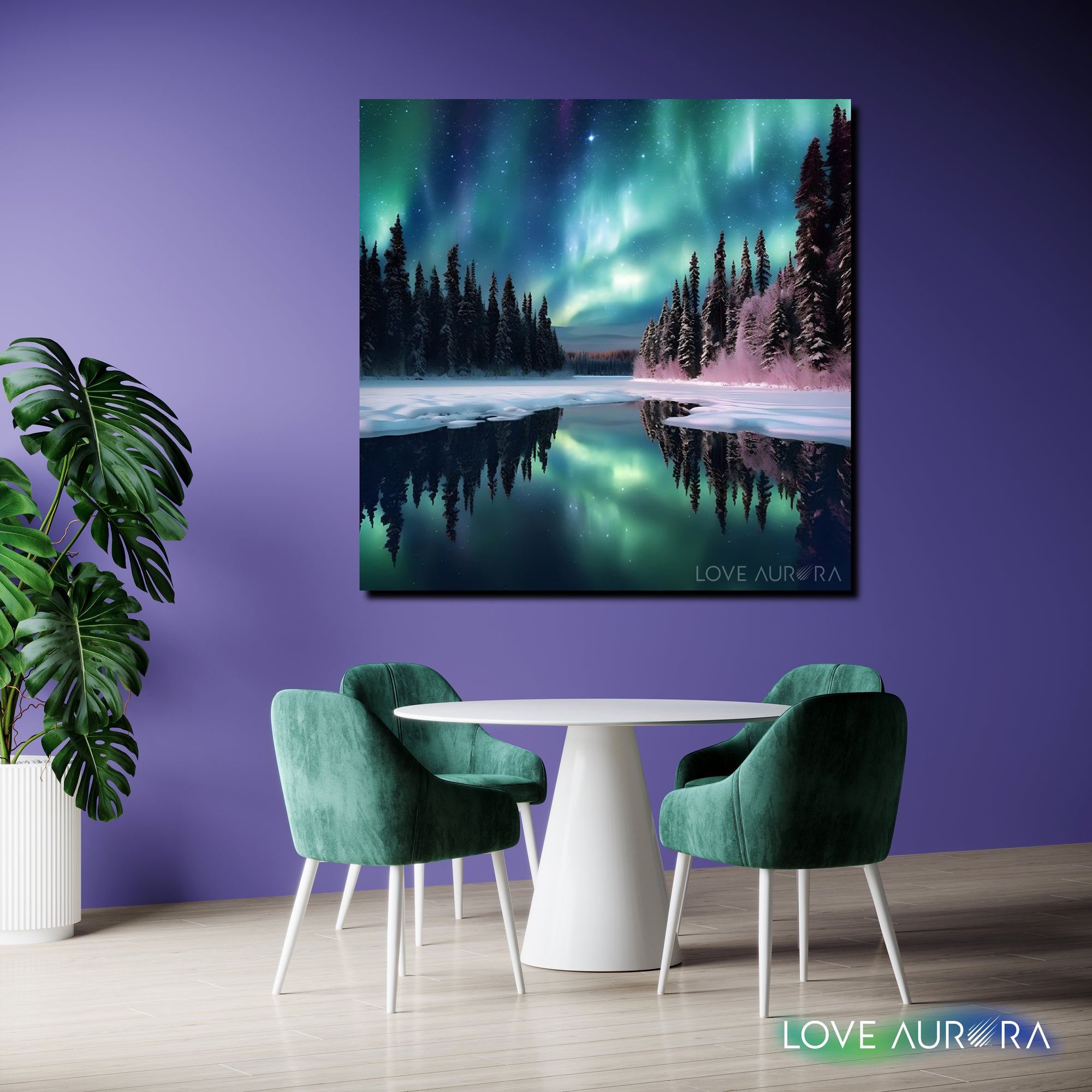 LoveMyAurora®  Glow in the dark painting (Secrets of the Forest 02)