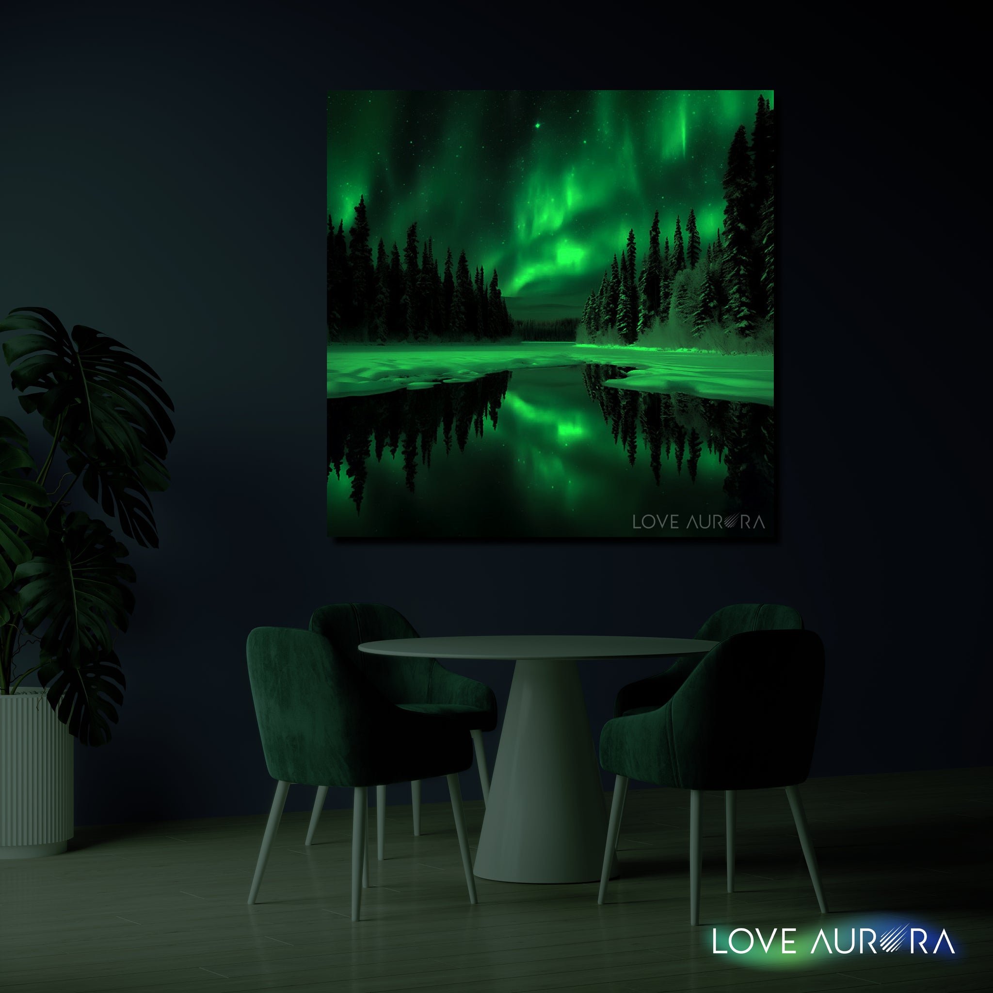 LoveMyAurora®  Glow in the dark painting (Secrets of the Forest 02)