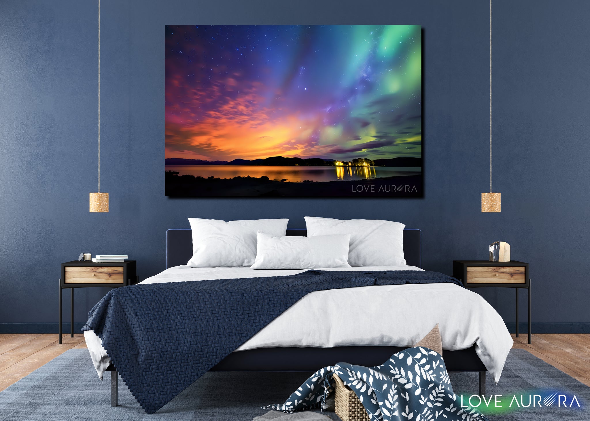 LoveMyAurora®  Glow in the dark painting  (Infinite Exploration)