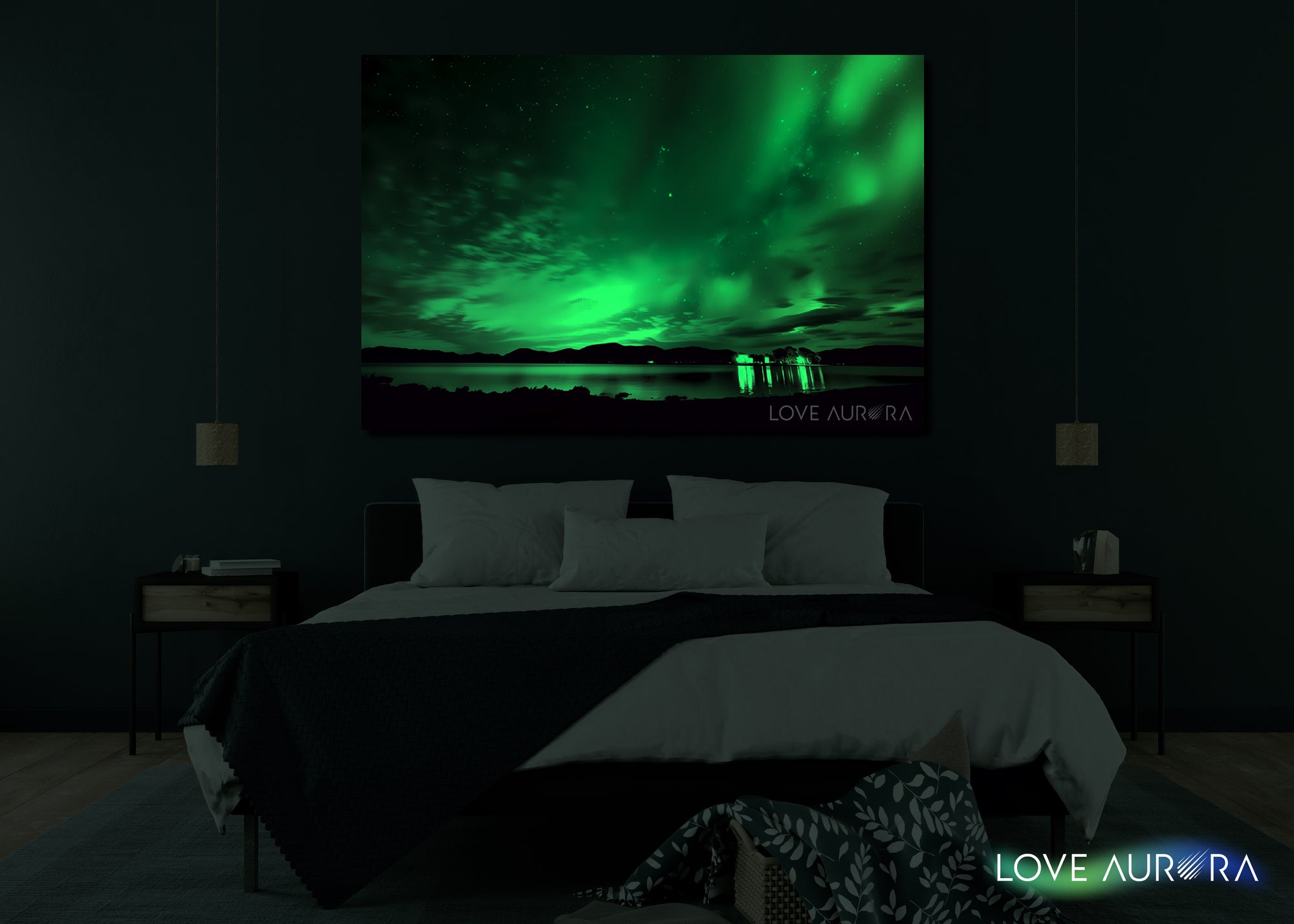 LoveMyAurora®  Glow in the dark painting  (Infinite Exploration)
