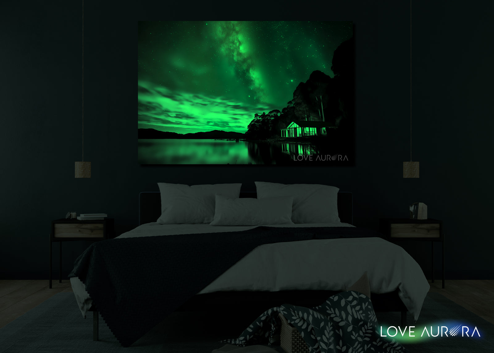 LoveMyAurora®  Glow in the dark painting (Symphony Of Emotions)