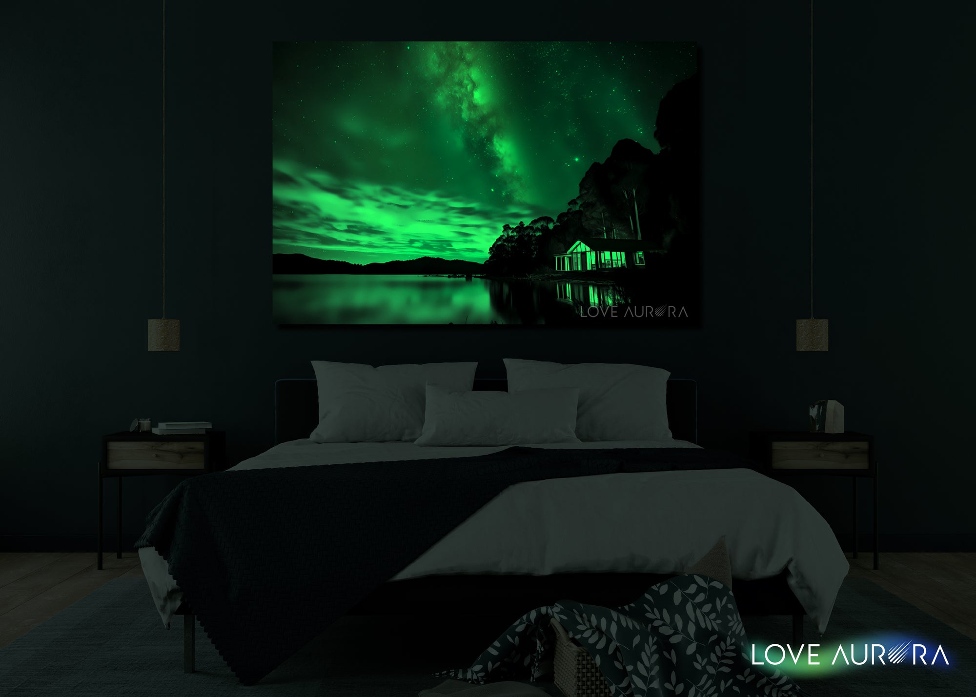 LoveMyAurora®  Glow in the dark painting (Symphony Of Emotions)