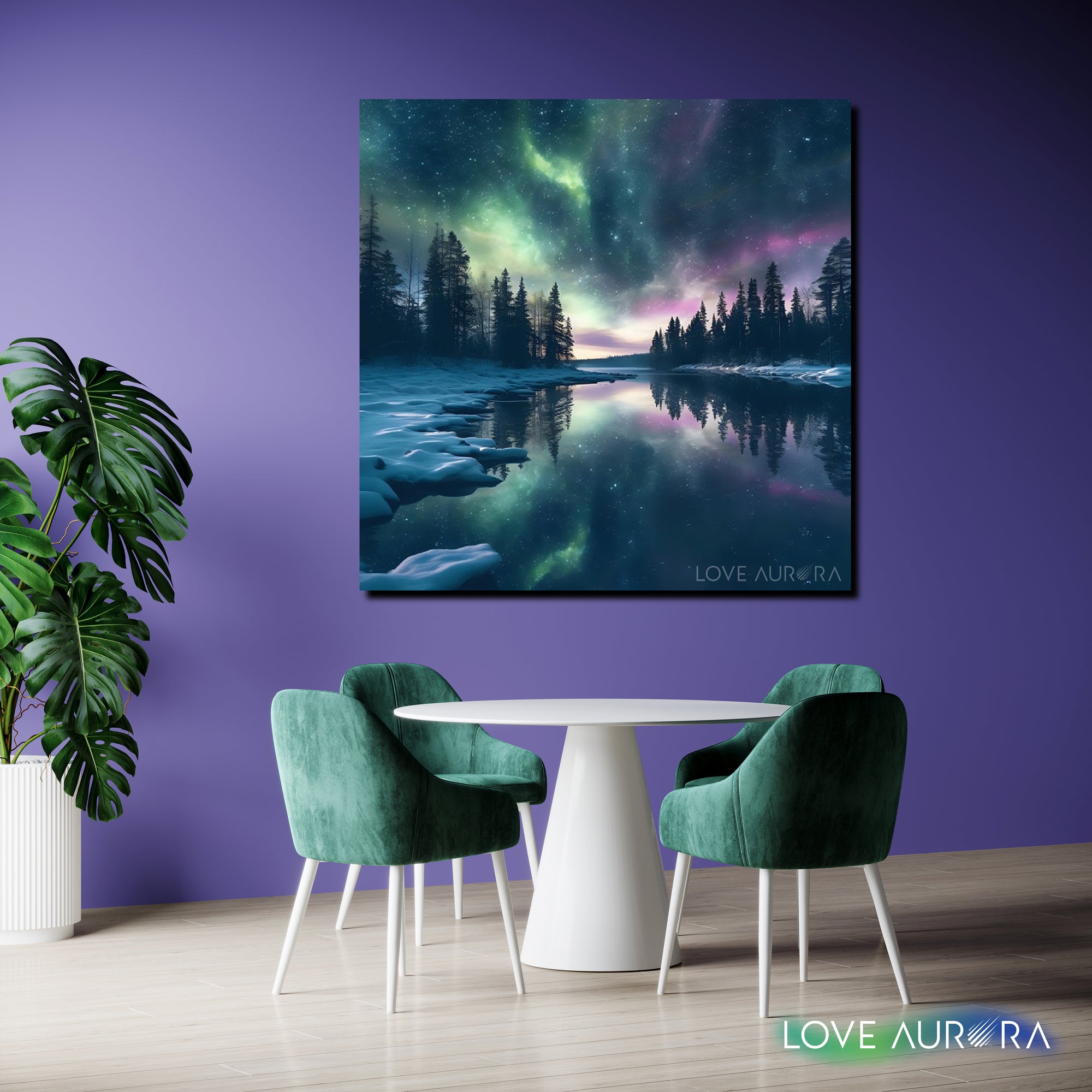 LoveMyAurora®  Glow in the dark painting (Secrets of the Forest 03)