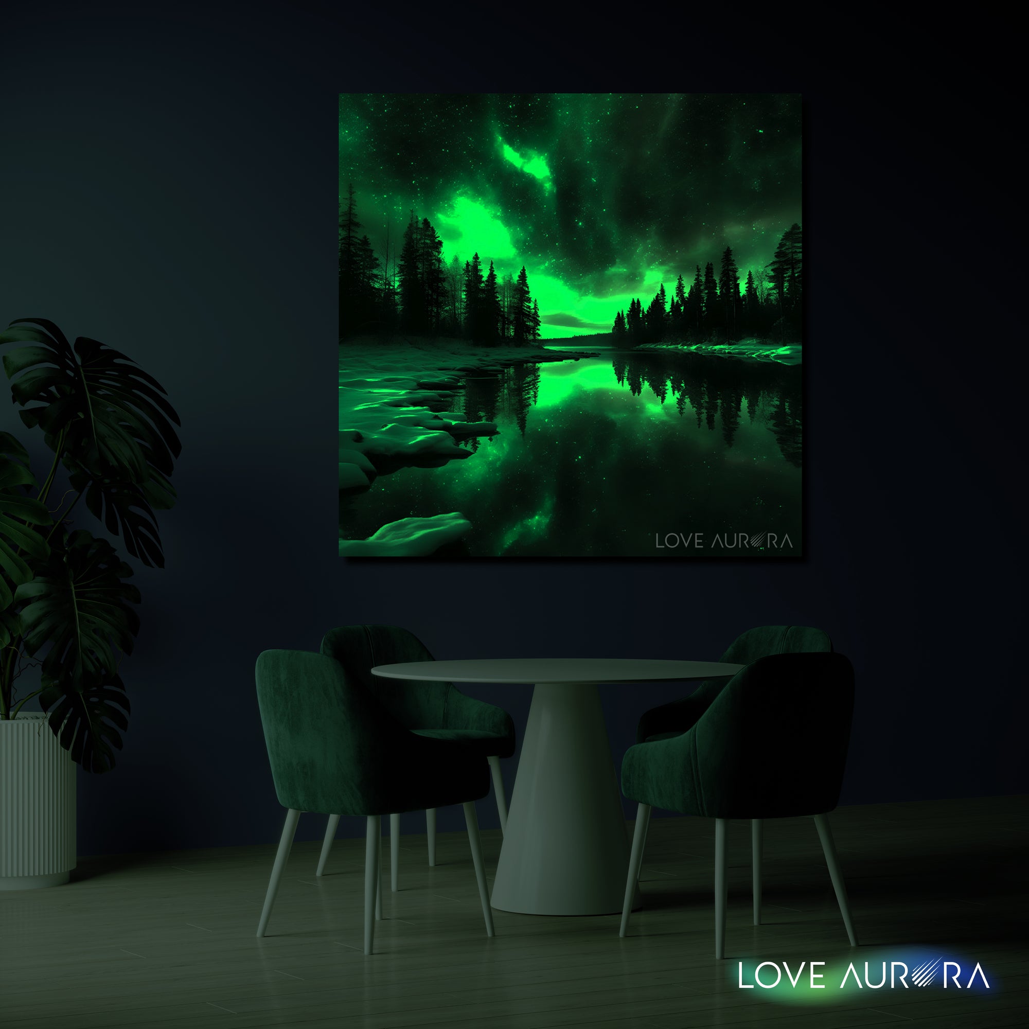 LoveMyAurora®  Glow in the dark painting (Secrets of the Forest 03)