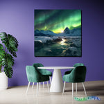 LoveMyAurora®  Glow in the dark painting (Whispers of the Northern Lights 02)