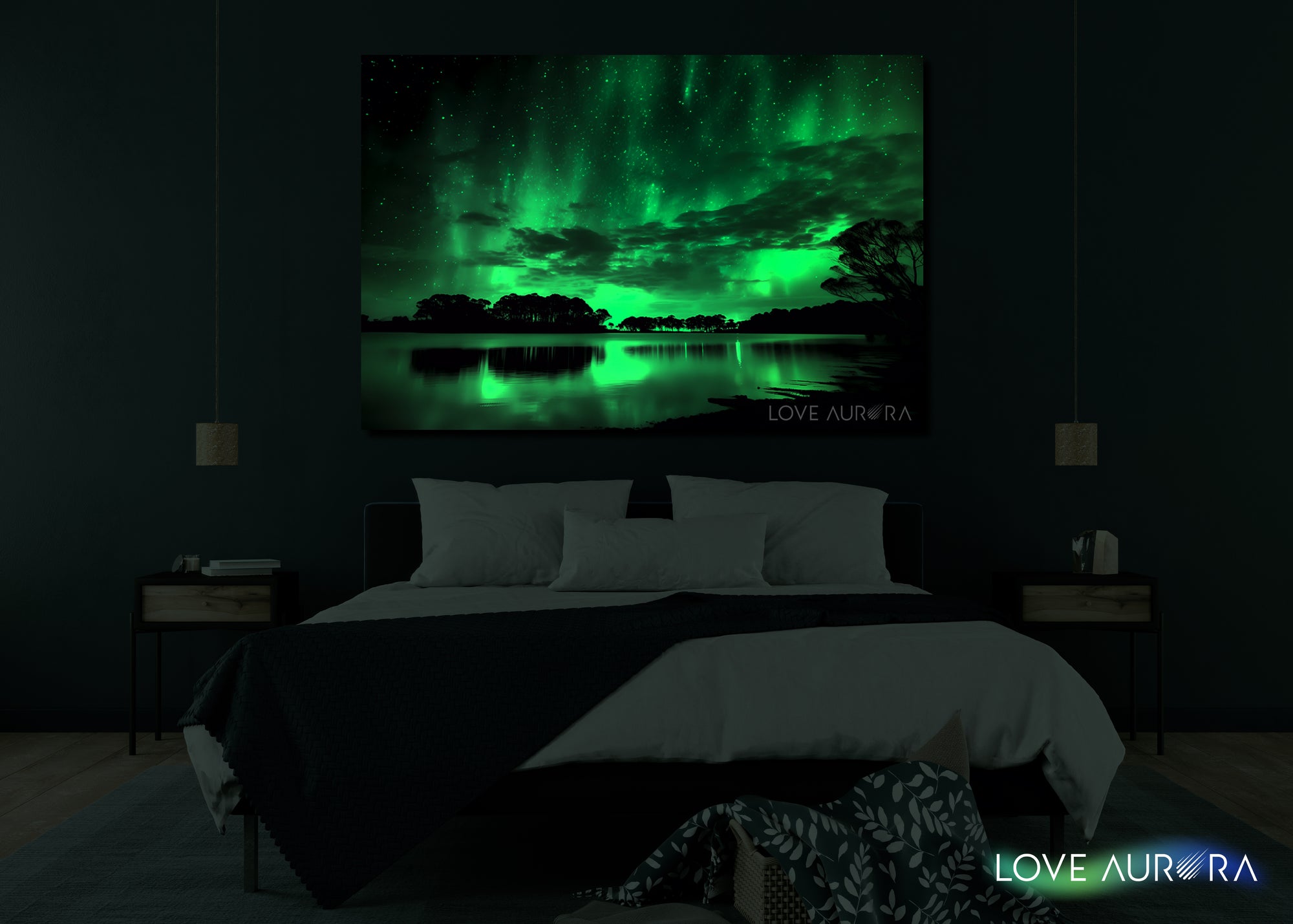 LoveMyAurora®  Glow in the dark painting (Canvas of Life)