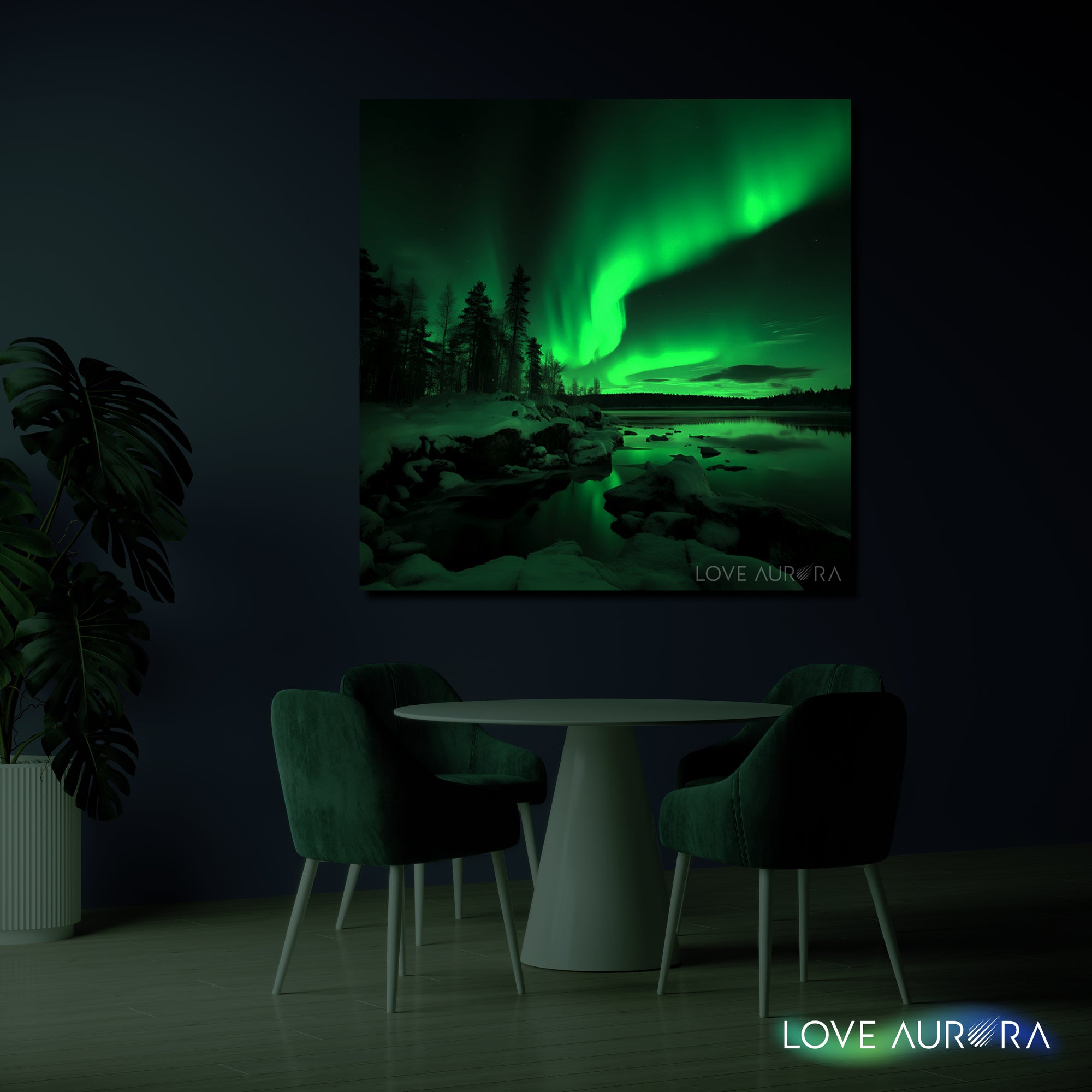 LoveMyAurora®  Glow in the dark painting (Secrets of the Forest 04)