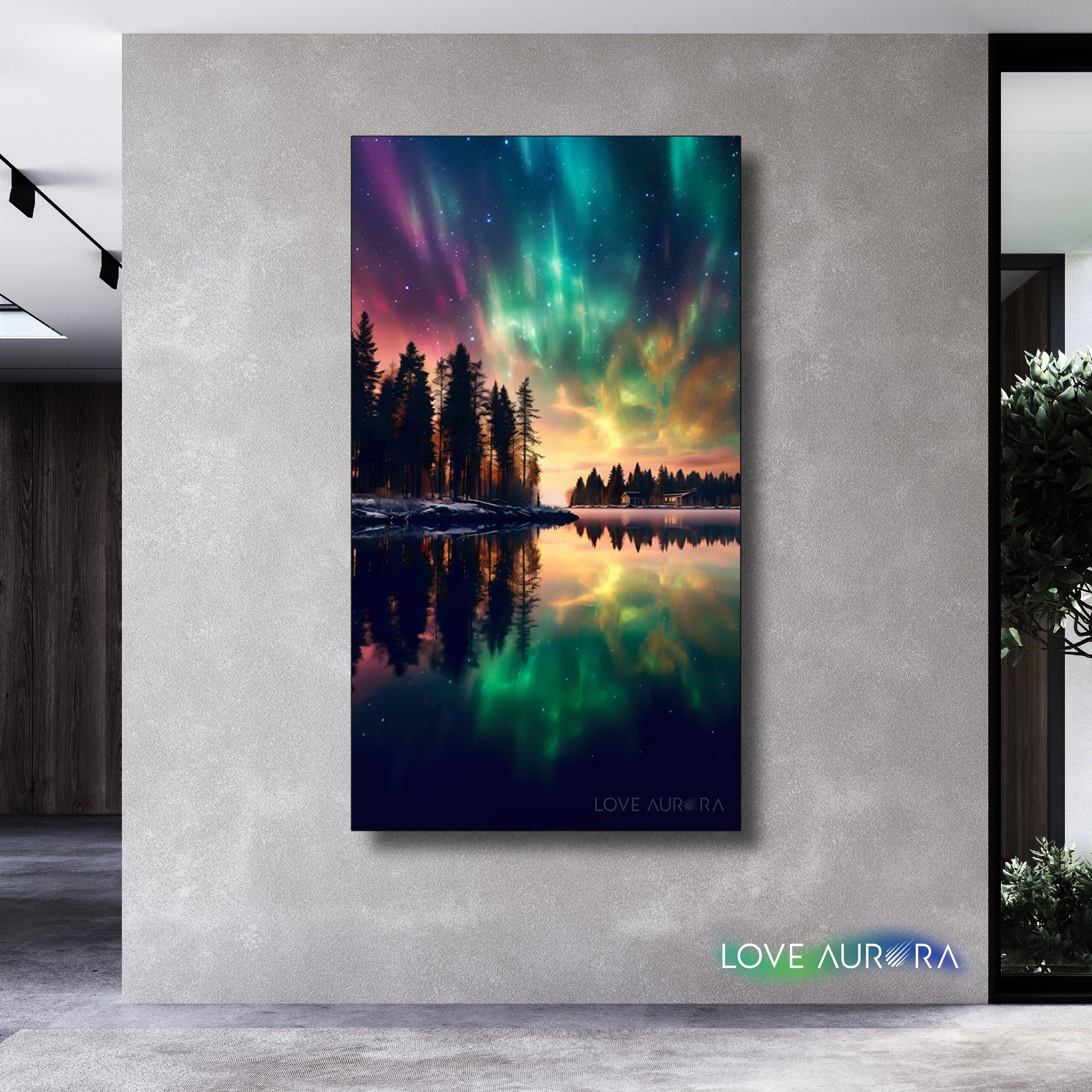 LoveMyAurora®  Glow in the dark painting (Forest)