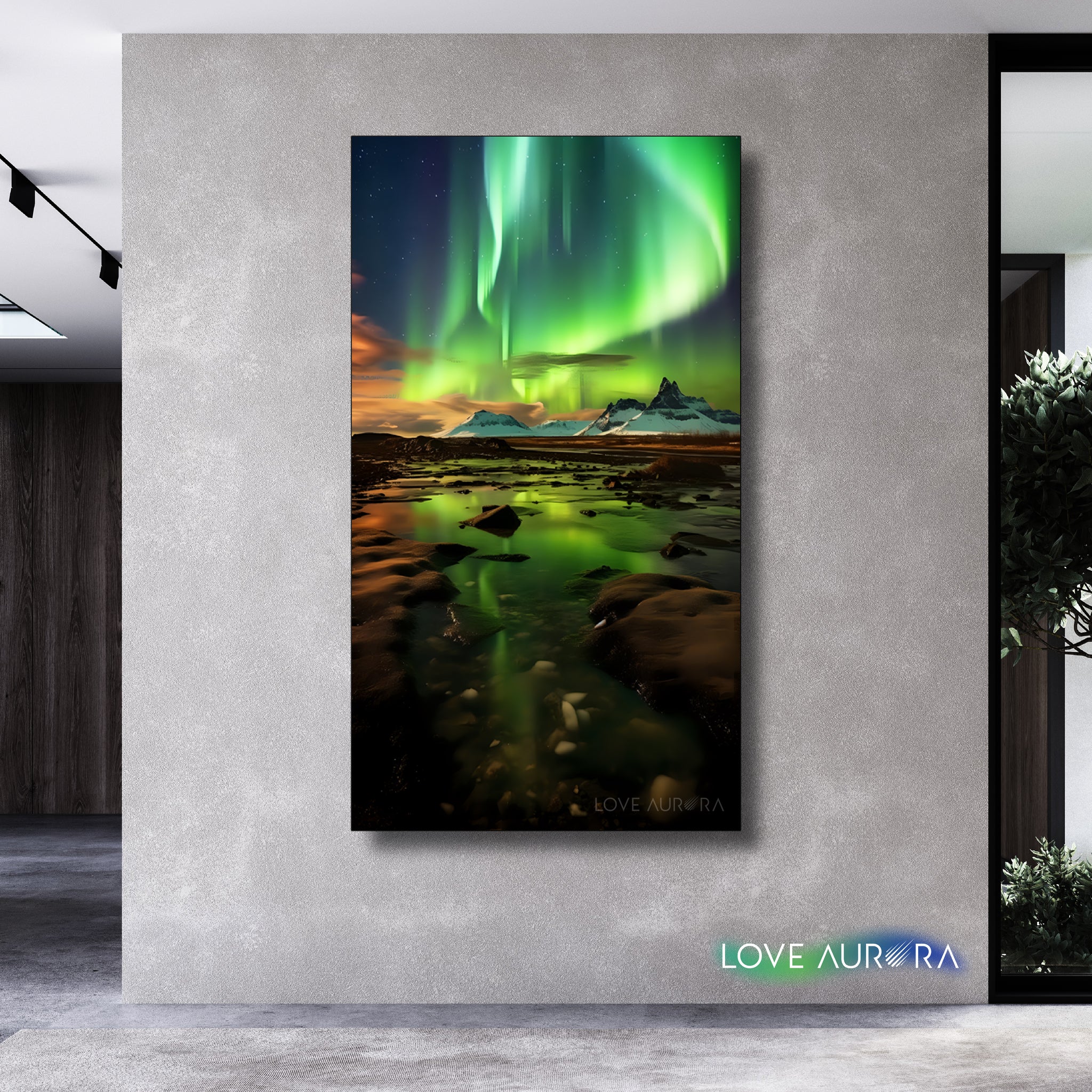LoveMyAurora®  Glow in the dark painting (Rugged)