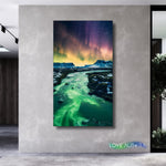 LoveMyAurora®  Glow in the dark painting  (Surging River)