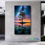LoveMyAurora®  Glow in the dark painting  (A lone)