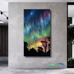 LoveMyAurora®  Glow in the dark painting (Trees)