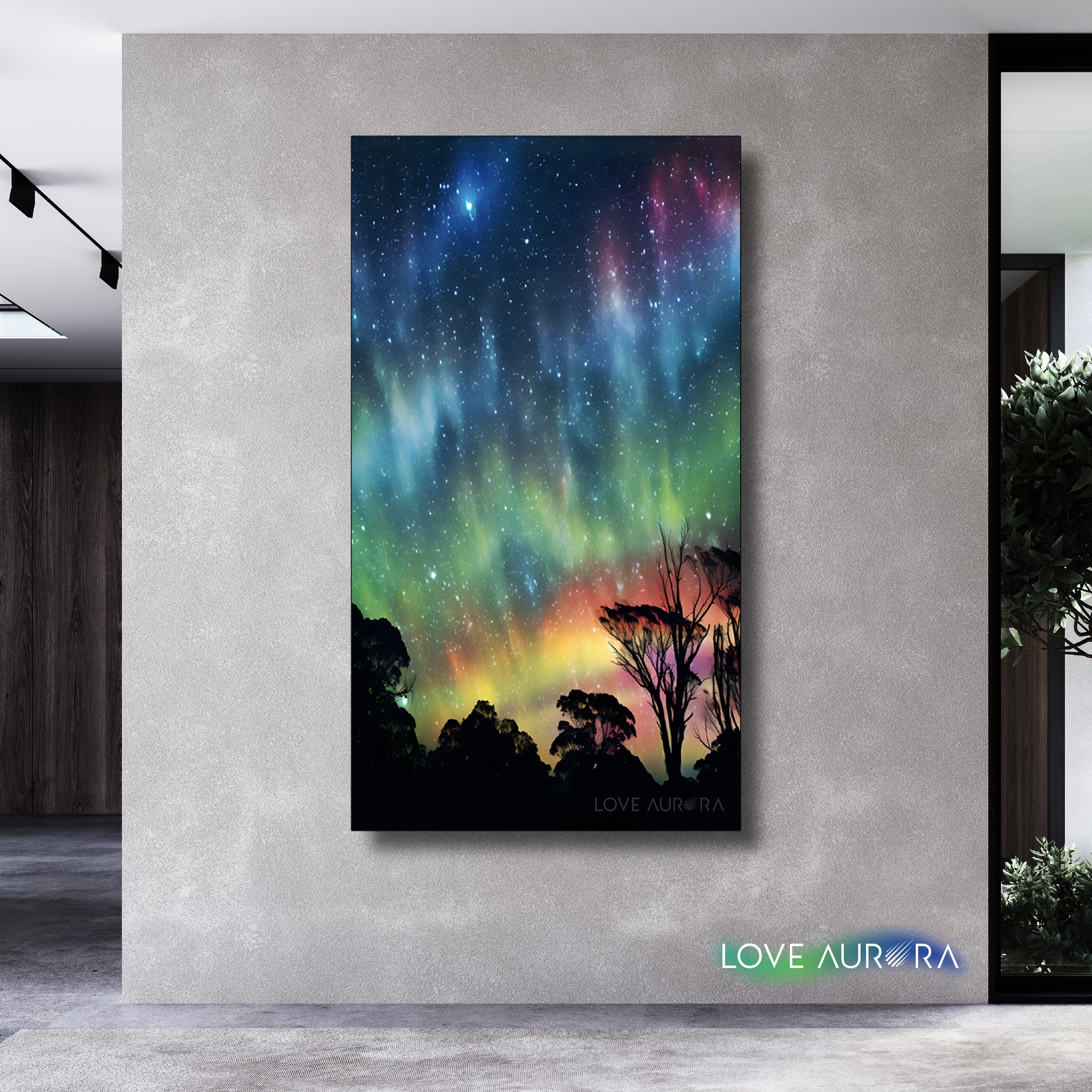 LoveMyAurora®  Glow in the dark painting (Trees)