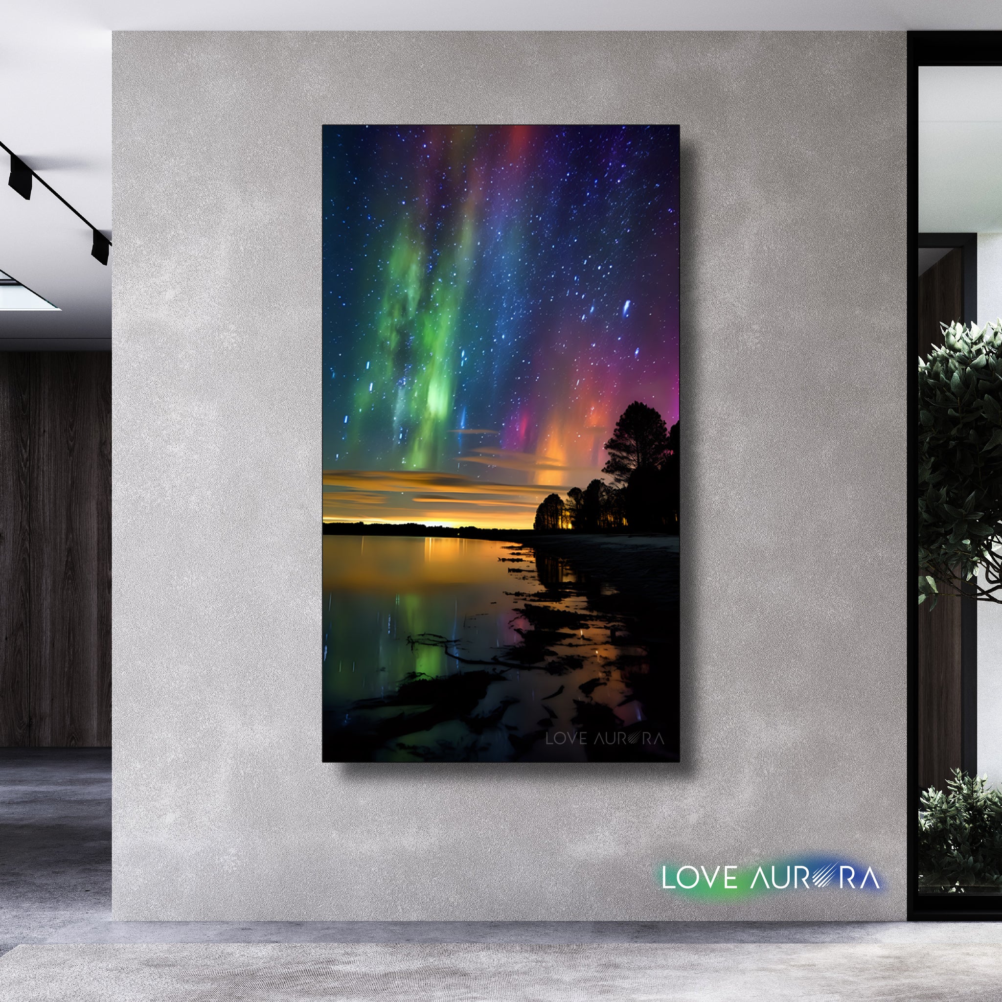 LoveMyAurora®  Glow in the dark painting (Night Sea)