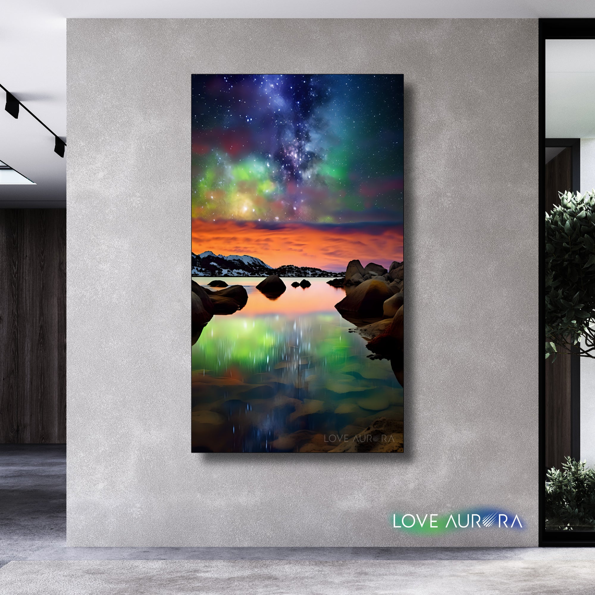 LoveMyAurora fluorescent painting (Peaceful lake)