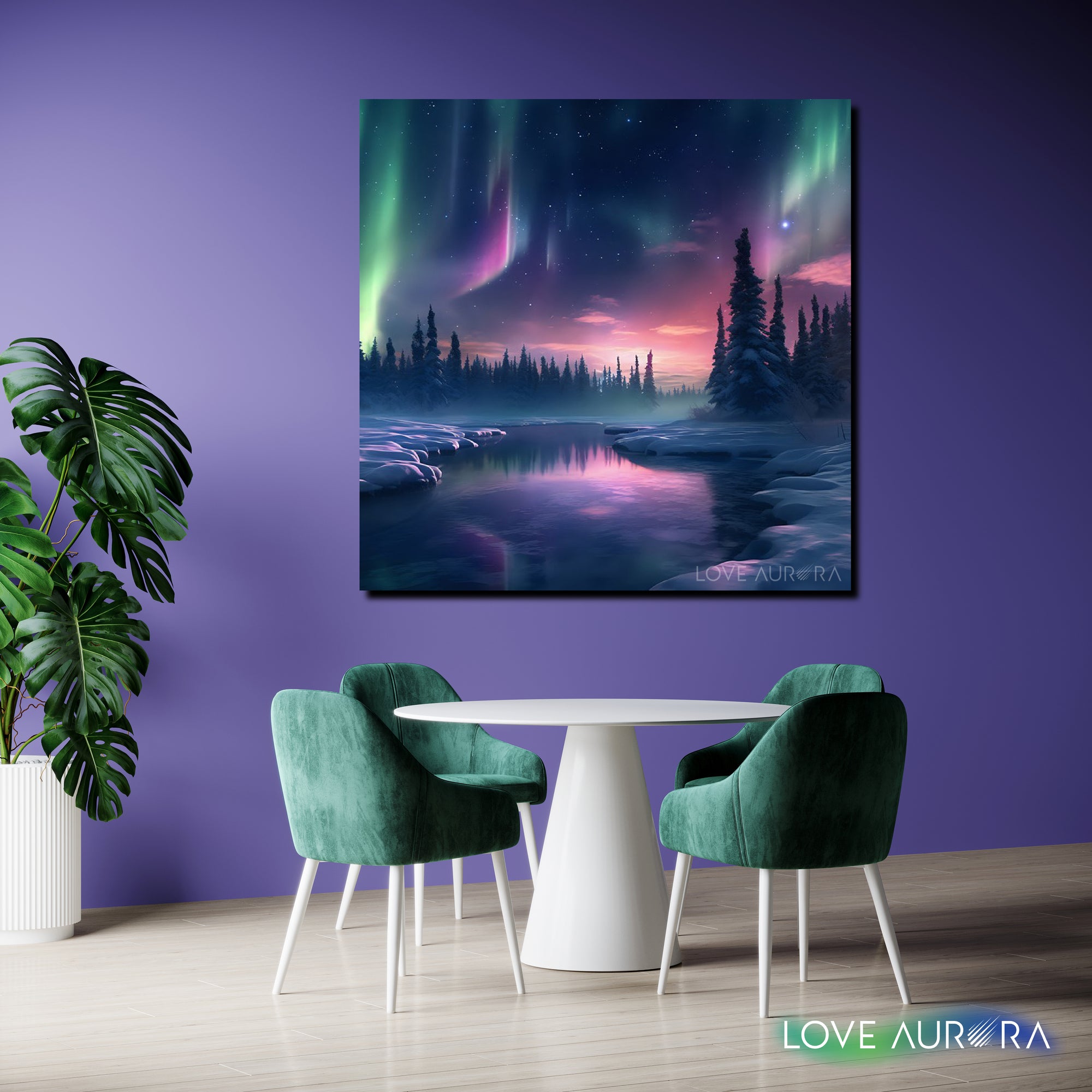 LoveMyAurora®  Glow in the dark painting (Secrets of the Forest)