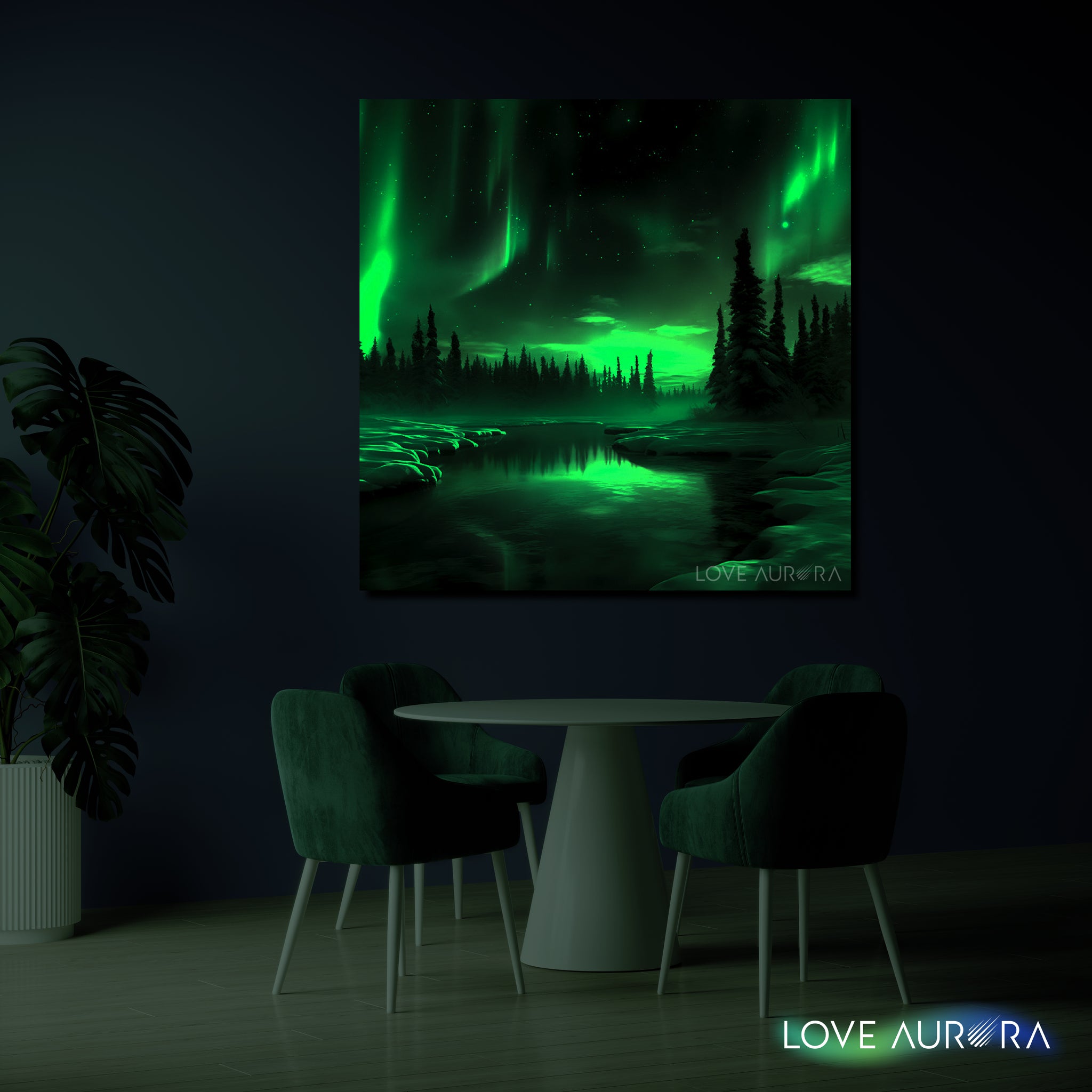LoveMyAurora®  Glow in the dark painting (Secrets of the Forest)