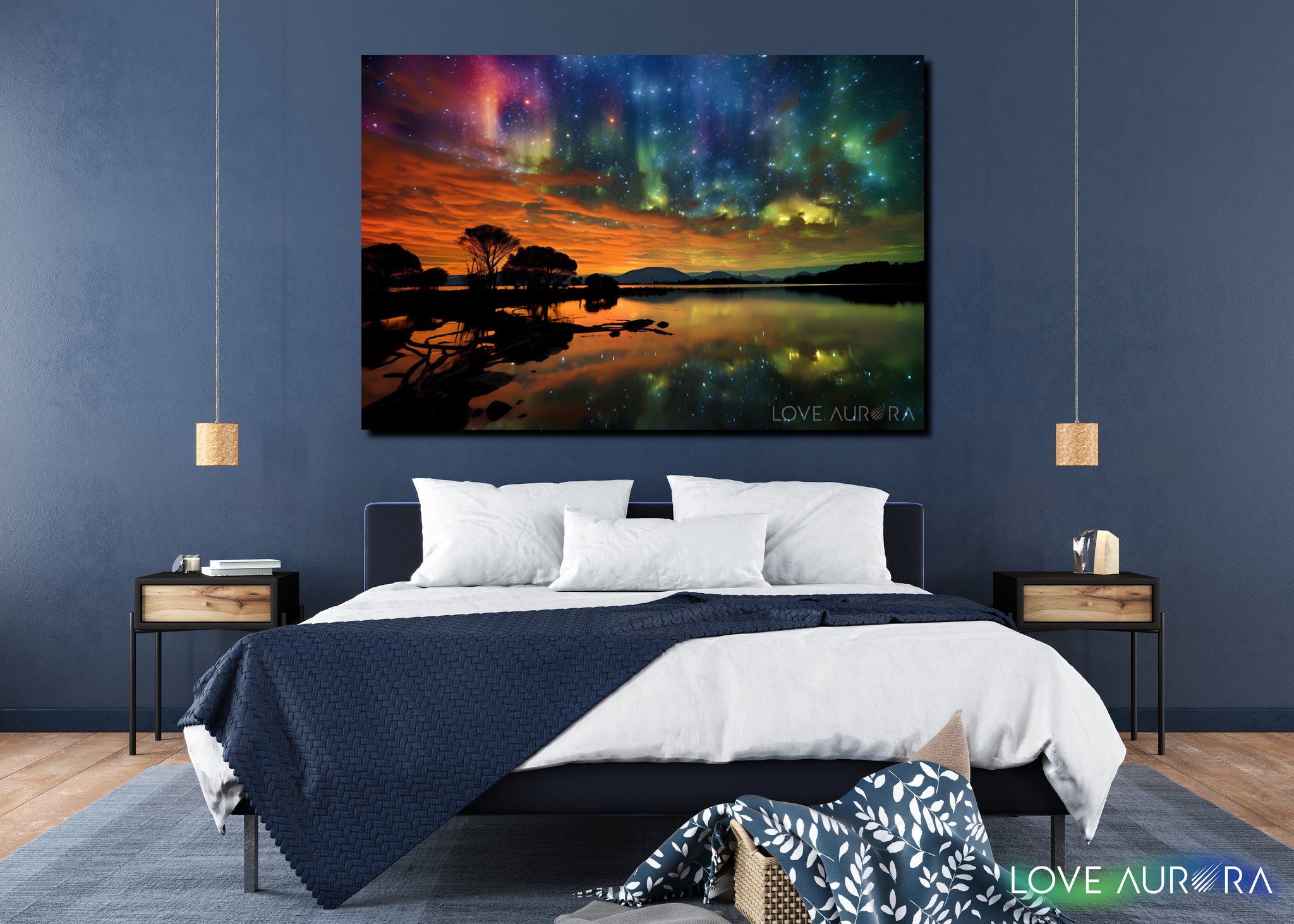 LoveMyAurora®  Glow in the dark painting (Whispers of Dawn)