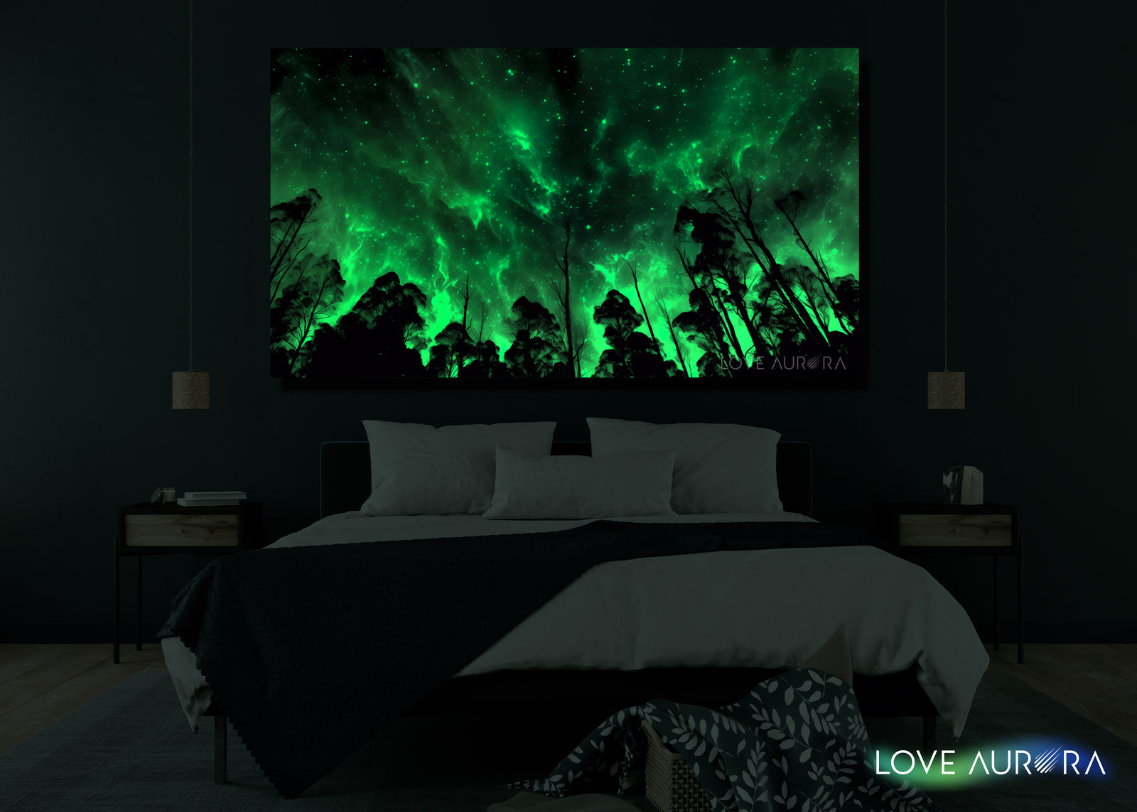 LoveMyAurora®  Glow in the dark painting (Imprint of Time  )